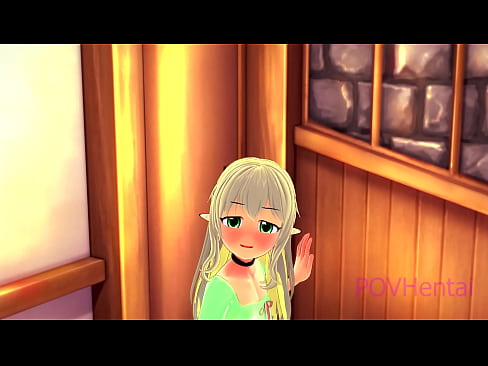 ❤️ (Pakute) Ọmọbinrin Elvish ṣe iranlọwọ fun ọ lati wẹ oju rẹ. ❤️ Fidio furo ️❤
